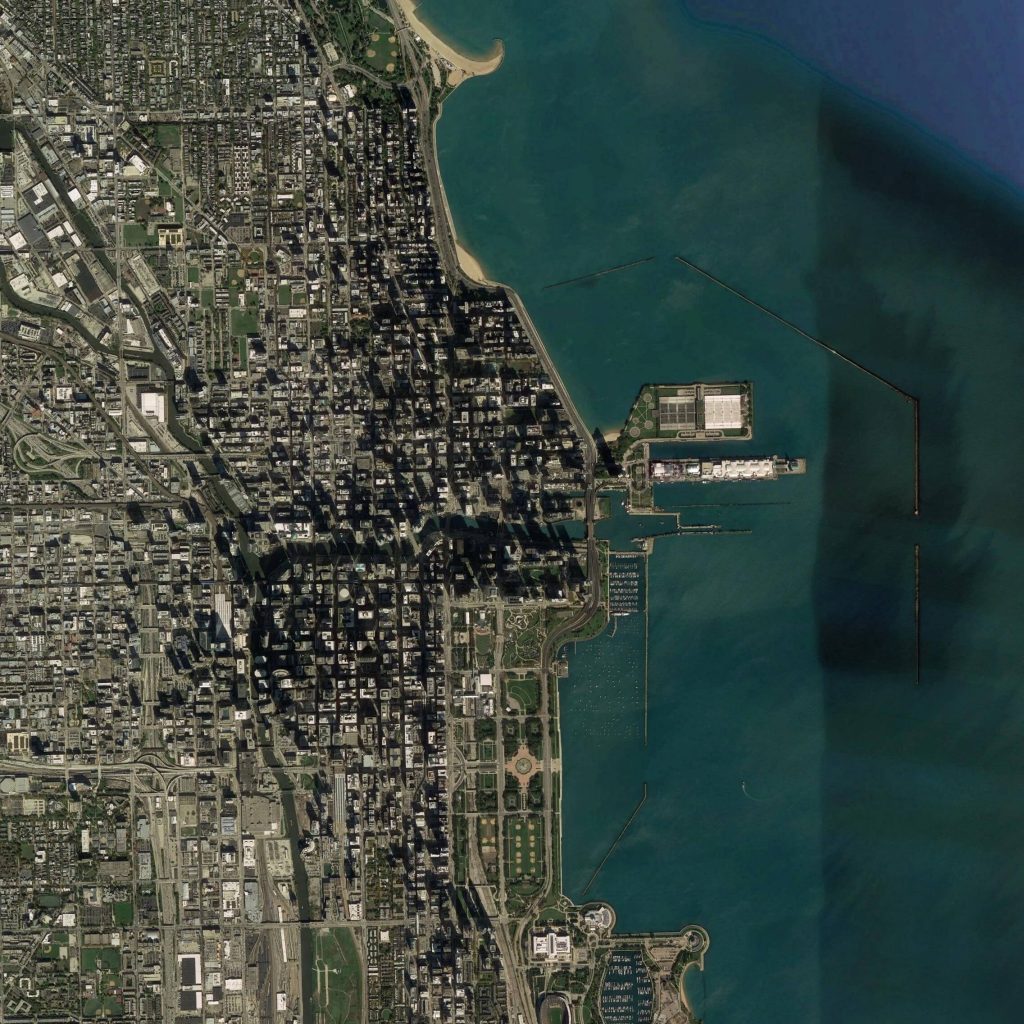 Google Chicago Aerial Crop